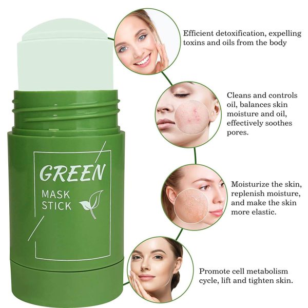 Green Tea Cleansing Mask Purifying Clay Stick Gulfam's Collections