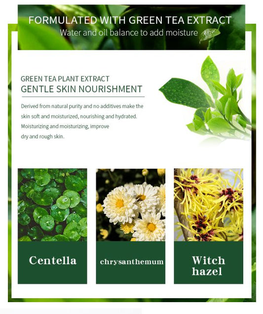 Green Tea Cleansing Mask Purifying Clay Stick Gulfam's Collections