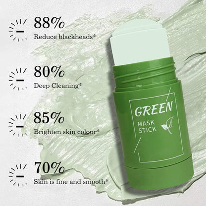 Green Tea Cleansing Mask Purifying Clay Stick Gulfam's Collections